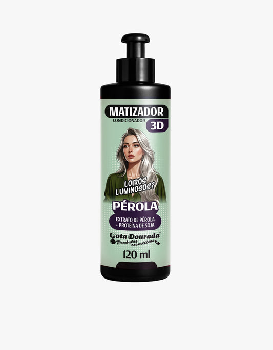 Matizador Condicionador 3D Pérola Gota Dourada120 ml