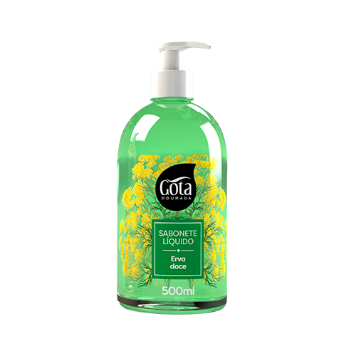 Sabonete Líquido Erva Doce Gota Dourada 500 ml