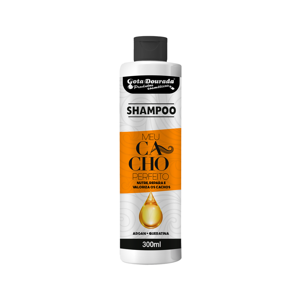 Kit Meu Cacho Perfeito Óleo de Argan e Queratina Shampoo + Condicionador 300ml