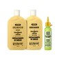 Kit Fortalecimento Capilar Gota Dourada – Shampoo + Condicionador + Tônico Antiqueda