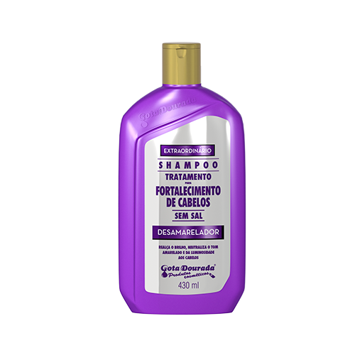 Shampoo Extraordinário Desamarelador Gota Dourada 430ml