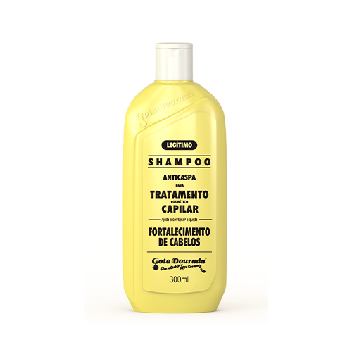 Shampoo Fortalecimento Tradicional Gota Dourada 300ml