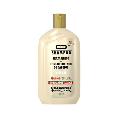 Shampoo Quimicamente Tratados Gota Dourada 430 ml