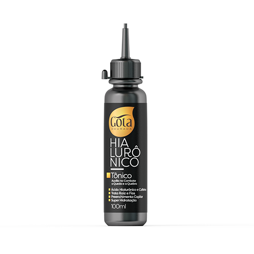 Tônico Hialurônico Gota Dourada 100 ml